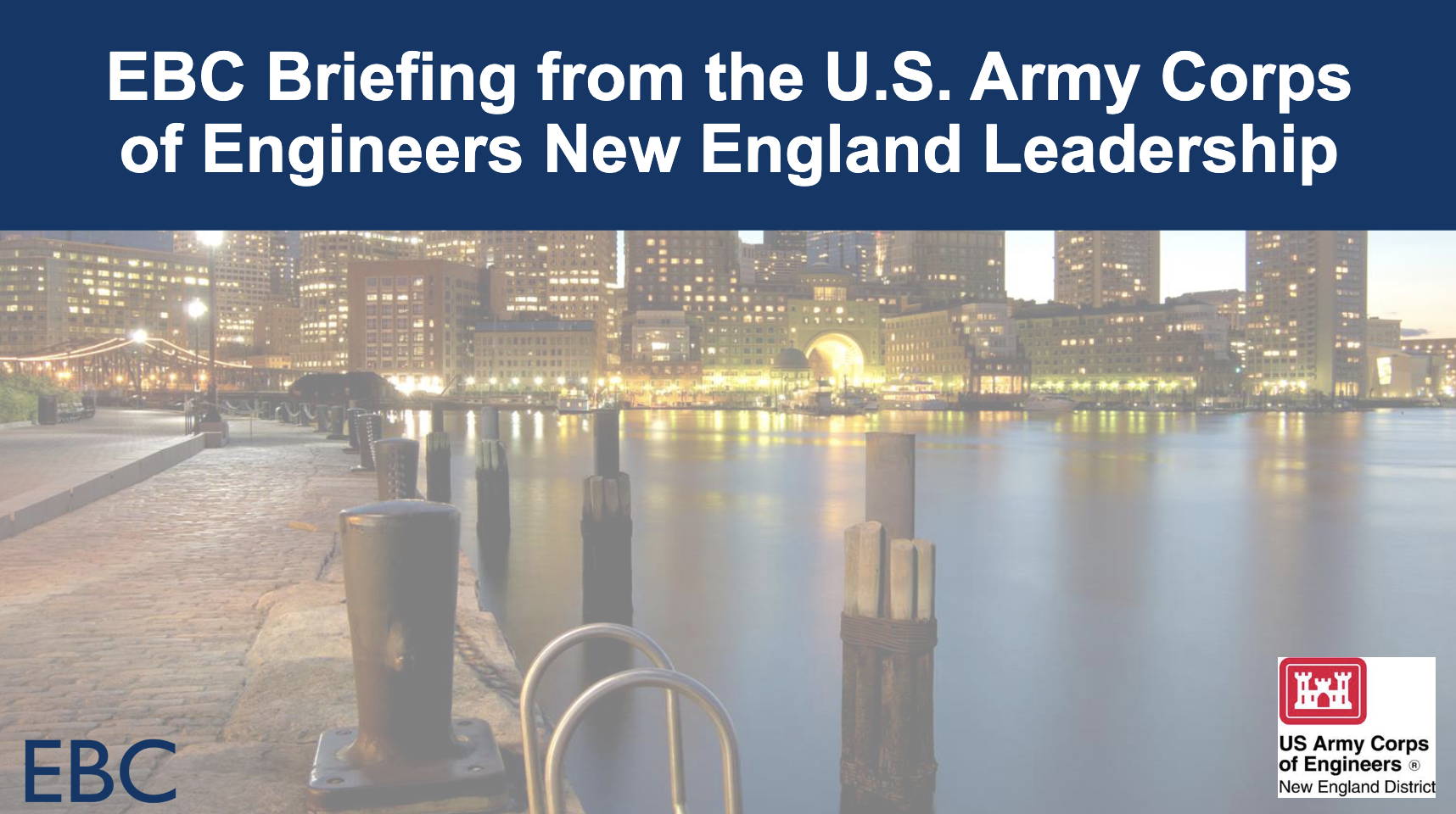 EBC Brief from US Army Corps of Engineers New England 2024